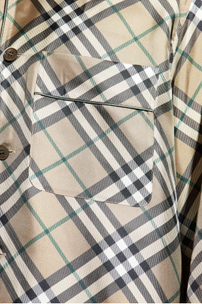 Burberry Silk shirt with check pattern