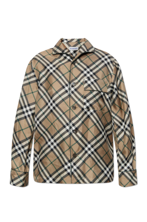 Seidenhemd mit Karomuster