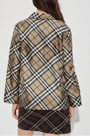 Burberry Silk shirt with a check pattern