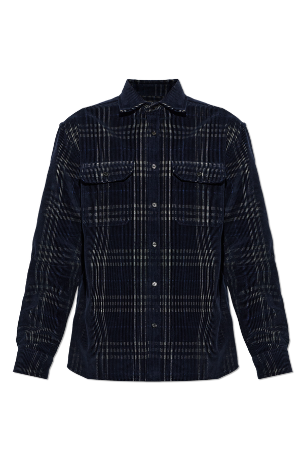 Corduroy overshirt with pockets od Burberry