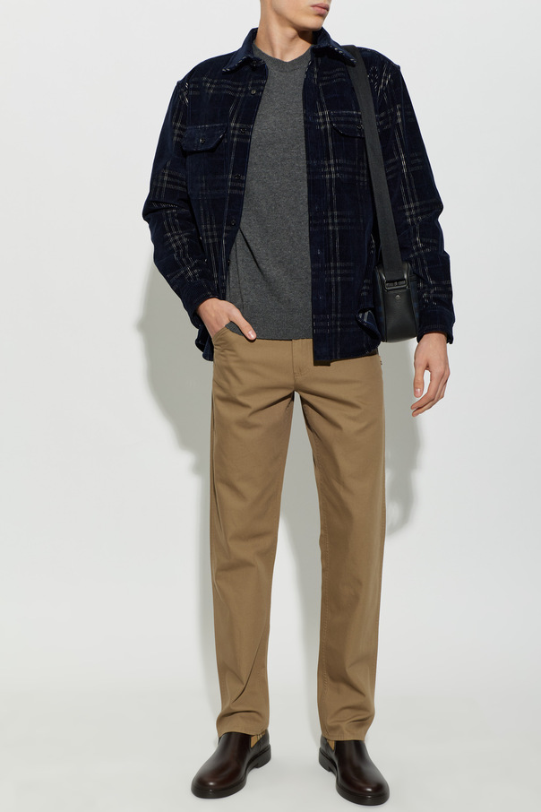 Burberry Corduroy overshirt with pockets