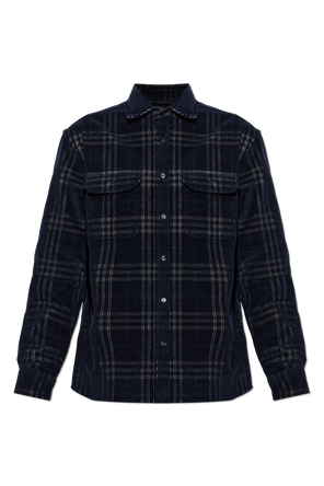 Corduroy overshirt with pockets