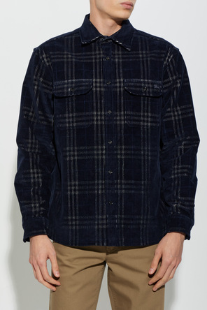 Burberry Corduroy overshirt with pockets