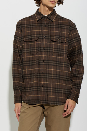 Burberry Camisa de lana ‘Cadoc’