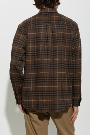 Burberry Camisa de lana ‘Cadoc’