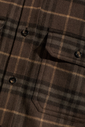 Burberry Camisa de lana ‘Cadoc’