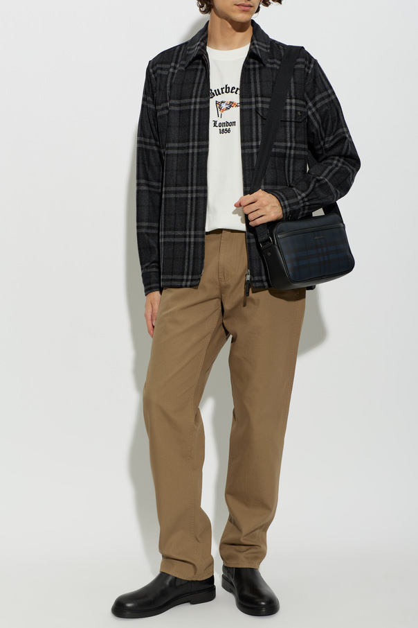 Burberry Camisa de lana ‘Ollie’