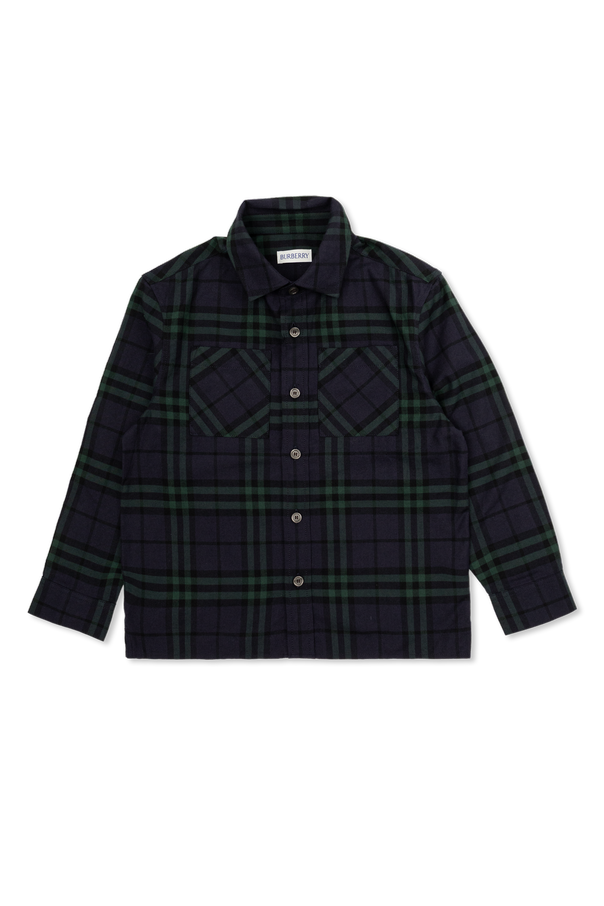 Shirt with pockets od Burberry Kids
