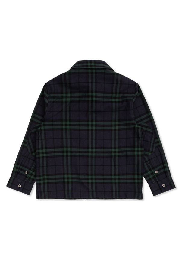 Burberry Kids Camisa com bolsos