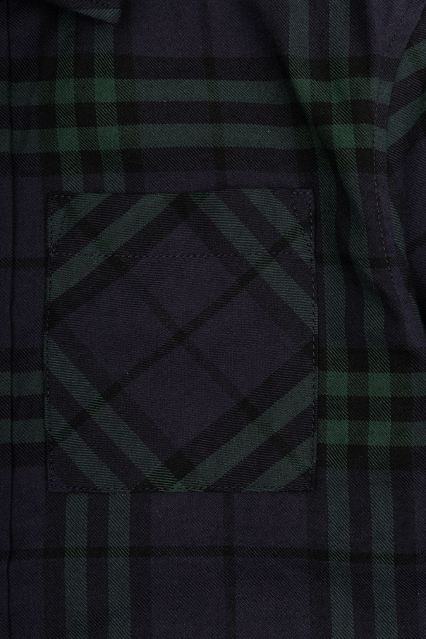 Burberry Kids Camisa com bolsos