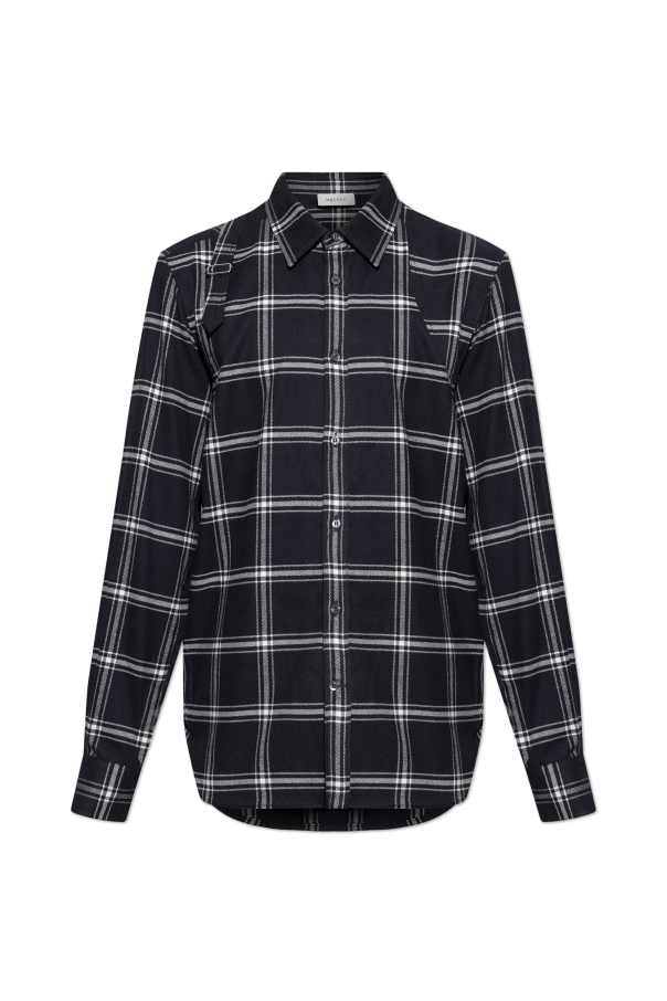Alexander McQueen Shirt with check pattern