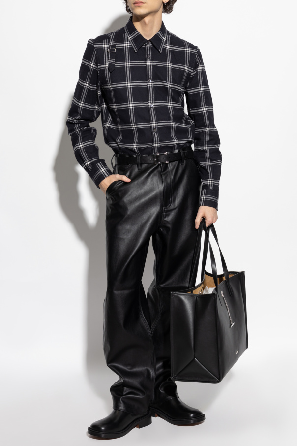 Alexander McQueen Shirt with check pattern