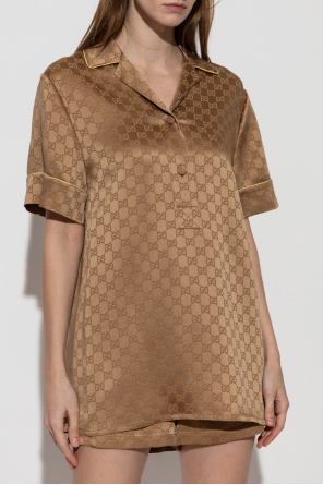 Gucci Hemd mit Monogramm