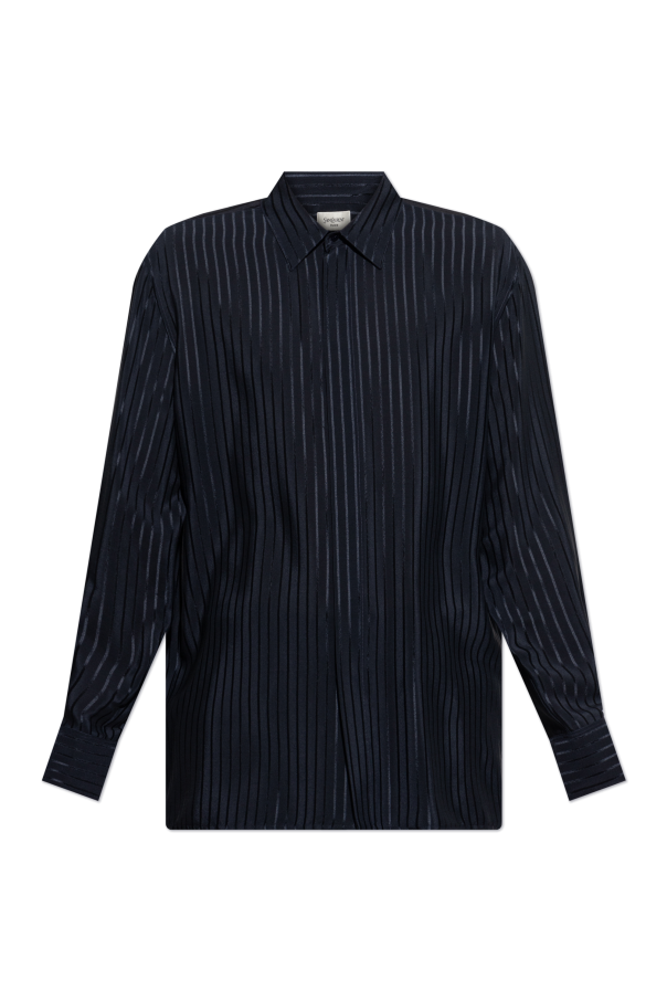 Silk shirt with striped pattern od Saint Laurent