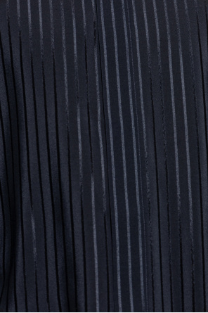 Saint Laurent Seidenhemd mit Streifenmuster