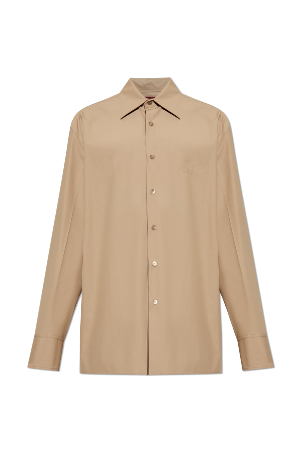 Gucci Cotton shirt with embossed logo