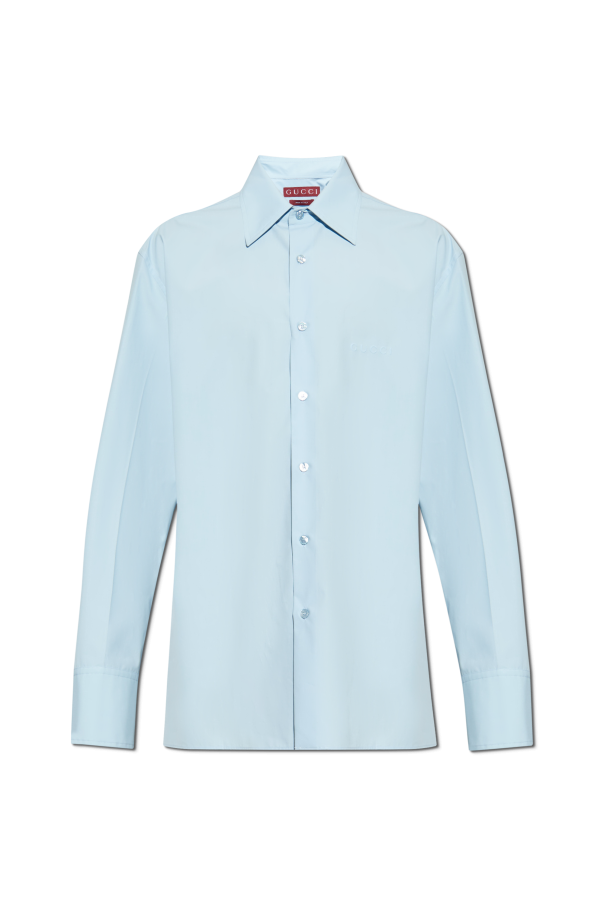 Gucci Cotton shirt with embossed logo