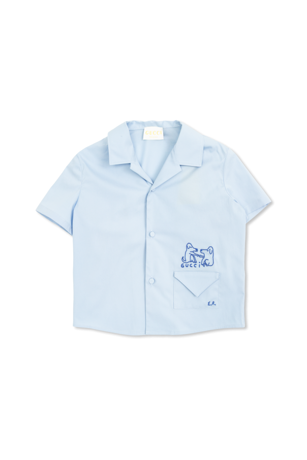 Short-sleeved shirt od Gucci Kids