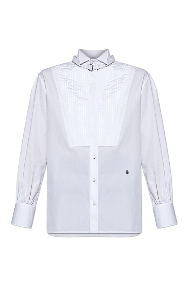 Shirt with stand collar od Alexander McQueen