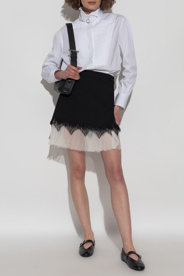 Alexander McQueen Hemd mit Stehkragen