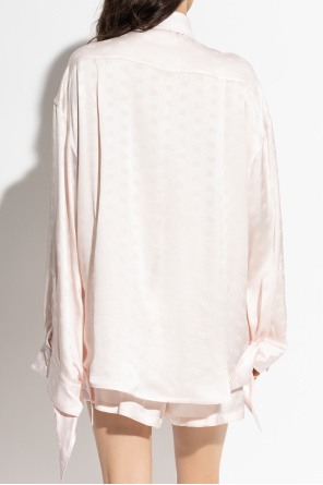 Balenciaga Jedwabna koszula o luźnym kroju