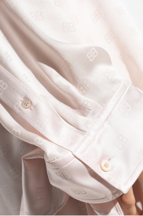 Balenciaga Jedwabna koszula o luźnym kroju