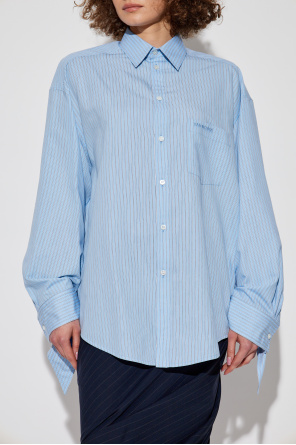 Balenciaga Camisa con patrón de rayas