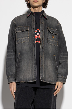 Balenciaga Denim shirt with `vintage` effect