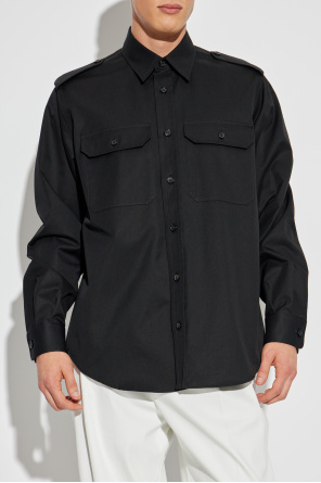Alexander McQueen Shirt with epaulettes on the shoulders