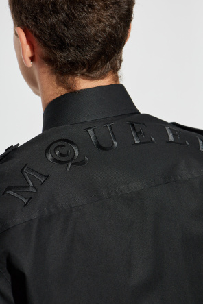 Alexander McQueen Shirt with epaulettes on the shoulders