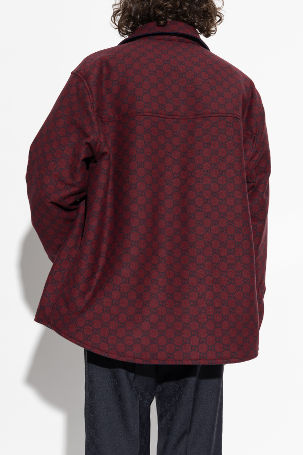 Gucci Camisa acolchada reversible