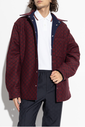 Gucci Camisa acolchada reversible