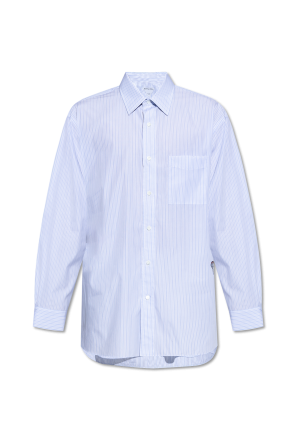 Shirt with striped pattern