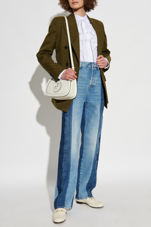 Gucci Bawełniana koszula ze stójką