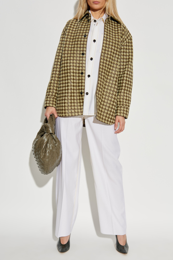 Bottega Veneta Lederhemd