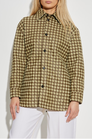 Bottega Veneta Lederhemd