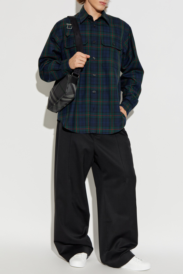 Alexander McQueen Checked pattern shirt