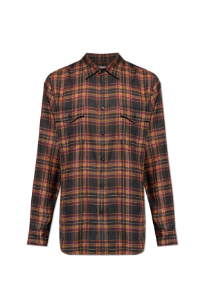 Wełniana koszula od Saint Laurent