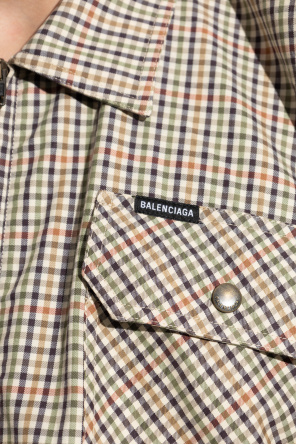Balenciaga Jacket with a check pattern