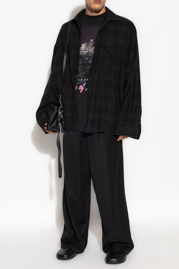 Balenciaga Camisa con camiseta cosida