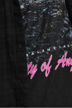 Balenciaga Camisa con camiseta cosida