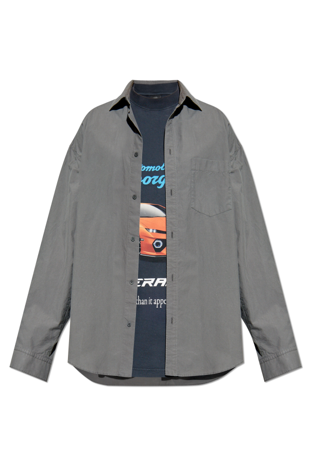 Balenciaga Shirt with sewn-in t-shirt