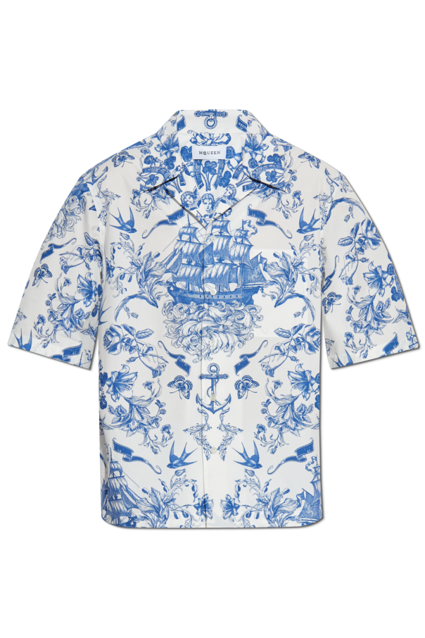 Shirt with print od Alexander McQueen