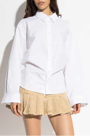 Balenciaga Baumwollhemd mit lockerem Schnitt