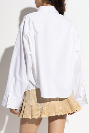 Balenciaga Baumwollhemd mit lockerem Schnitt