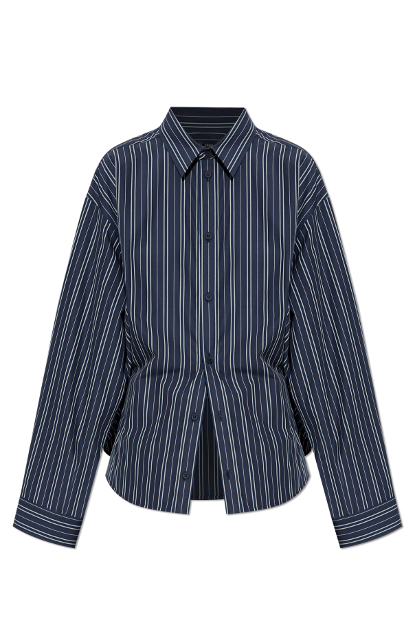 Balenciaga Camisa con estampado de rayas