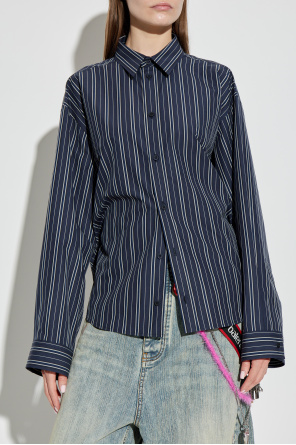Balenciaga Camisa con estampado de rayas