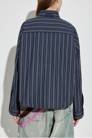 Balenciaga Camisa con estampado de rayas