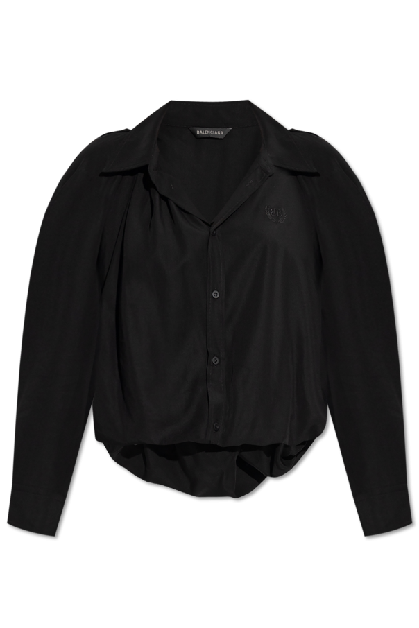 Balenciaga Camisa con logo bordado