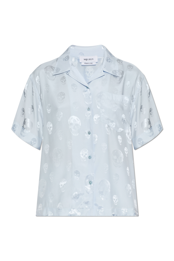 Shirt with skull motif od Alexander McQueen
